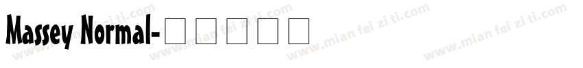 Massey Normal字体转换